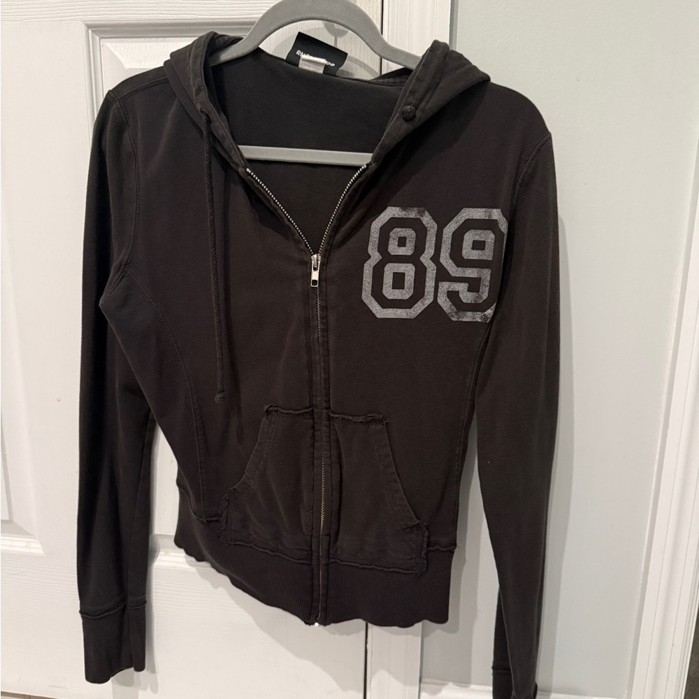 Junk Food Clothing Black Varsity Jacket
